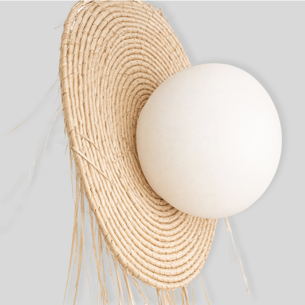 YUCCA - LÁMPARA DE PARED DE PALMA