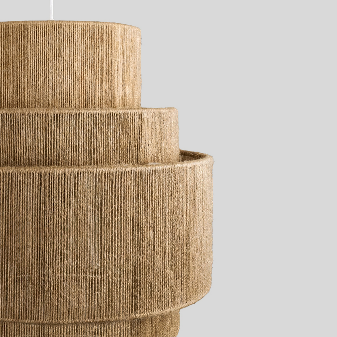 ZACIL - LÁMPARA COLGANTE DE YUTE