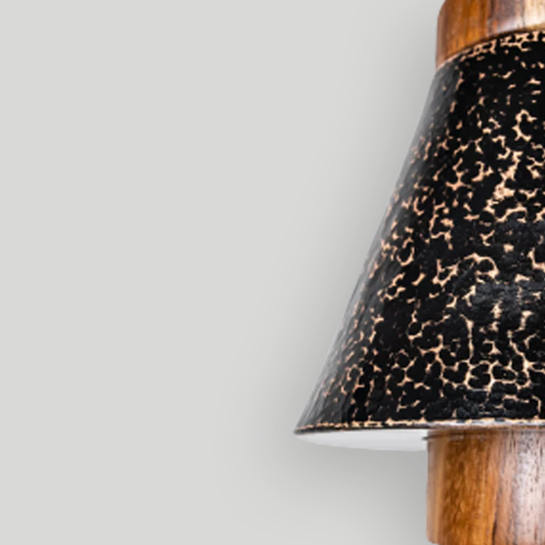 ZIRA - LÁMPARA COLGANTE DE COBRE Y PAROTA