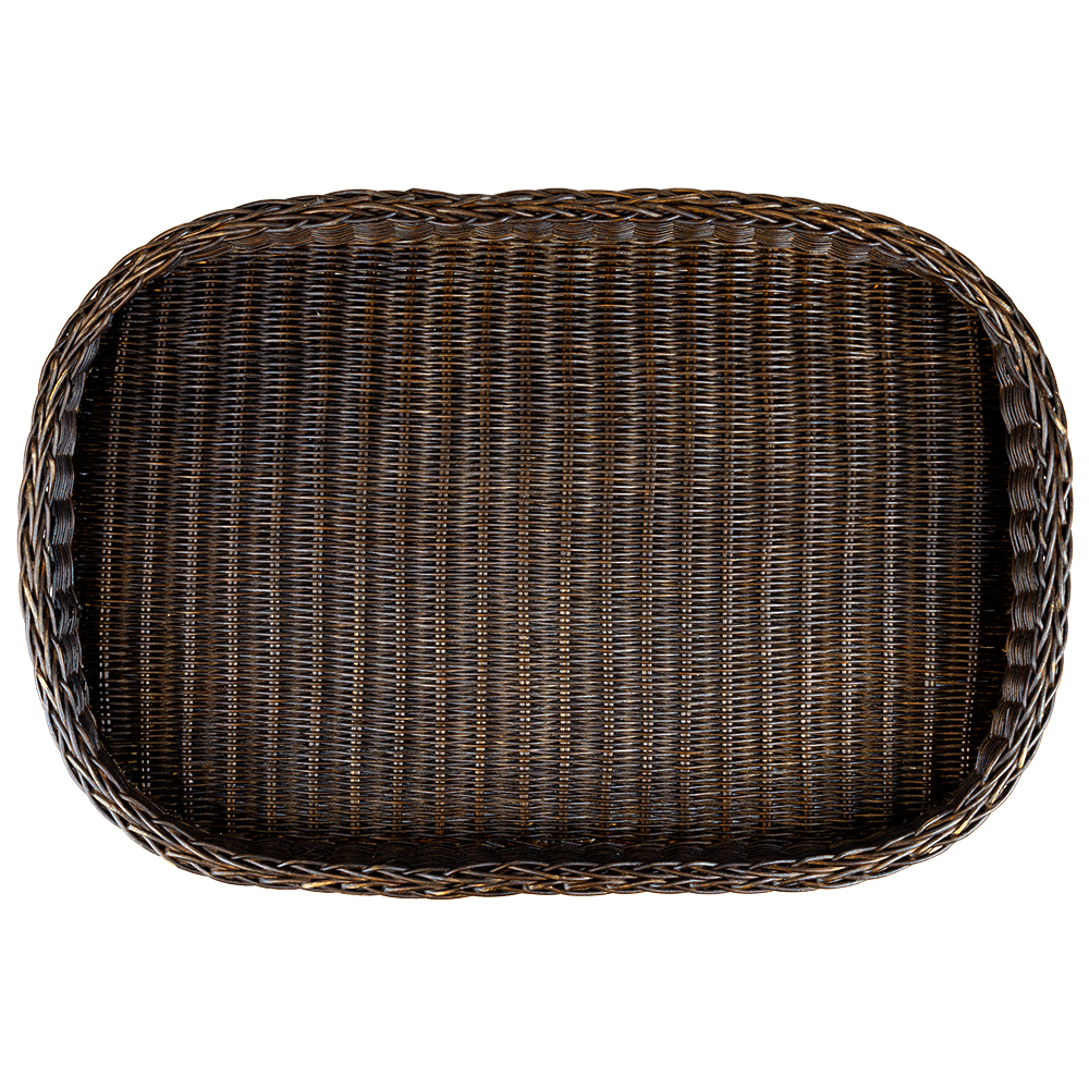 AKUMAL - BANDEJA FLOTANTE DE MIMBRE Y RATÁN