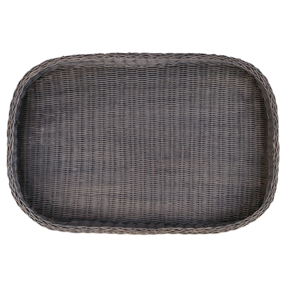 AKUMAL - BANDEJA FLOTANTE DE MIMBRE Y RATÁN