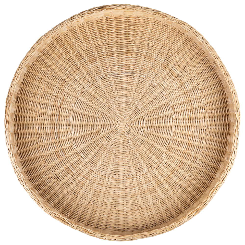 TULUM - BANDEJA FLOTANTE DE MIMBRE Y RATÁN