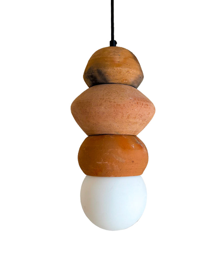 TERRA I - LÁMPARA COLGANTE DE BARRO