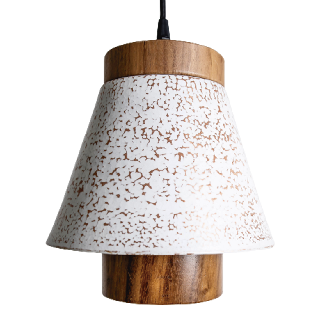 ZIRA - LÁMPARA COLGANTE DE COBRE Y PAROTA