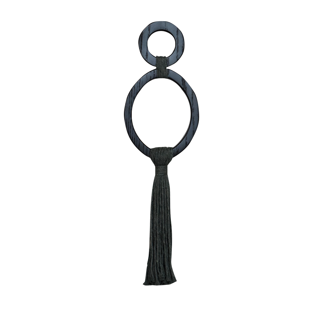 CINTHIA - AROS DE MADERA CON CUERDAS DE ALGODÓN