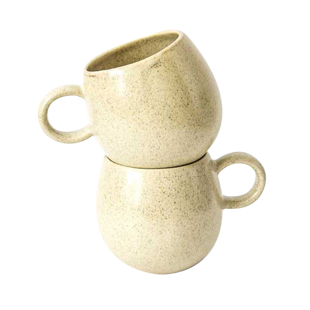 BONITA - JUEGO DE TAZAS TIPO AMERICANO DE CERÁMICA (220ML)