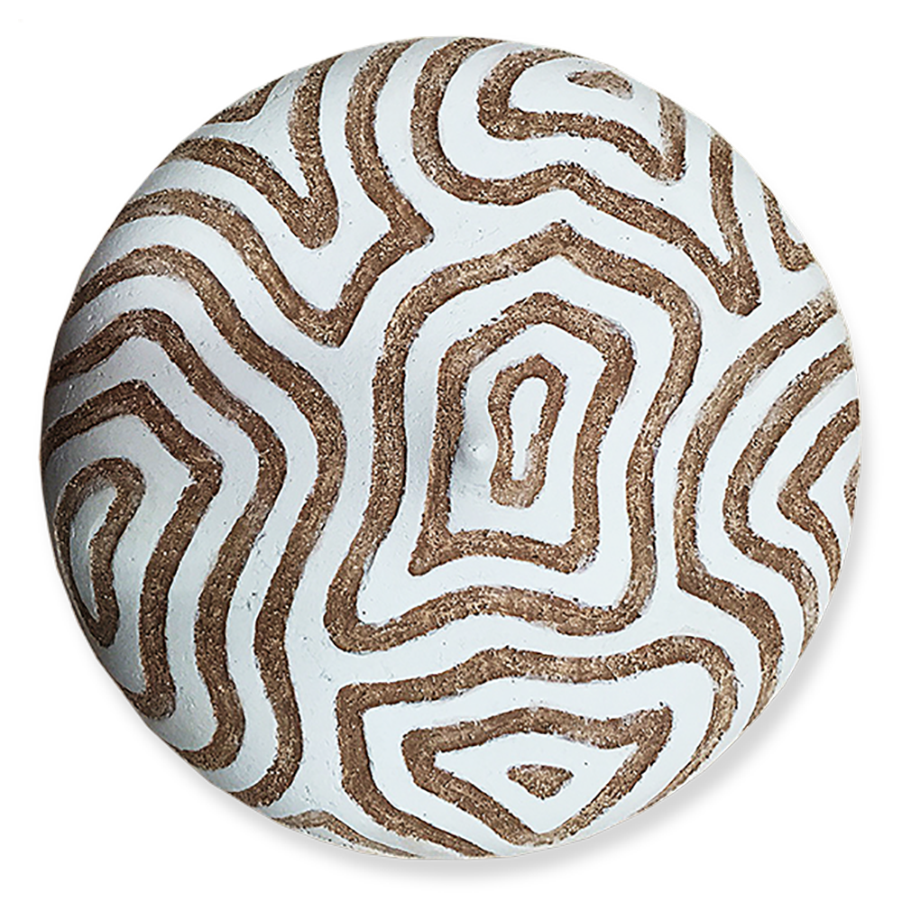 ZEBRA - ESCUDO DECORATIVO DE CERÁMICA