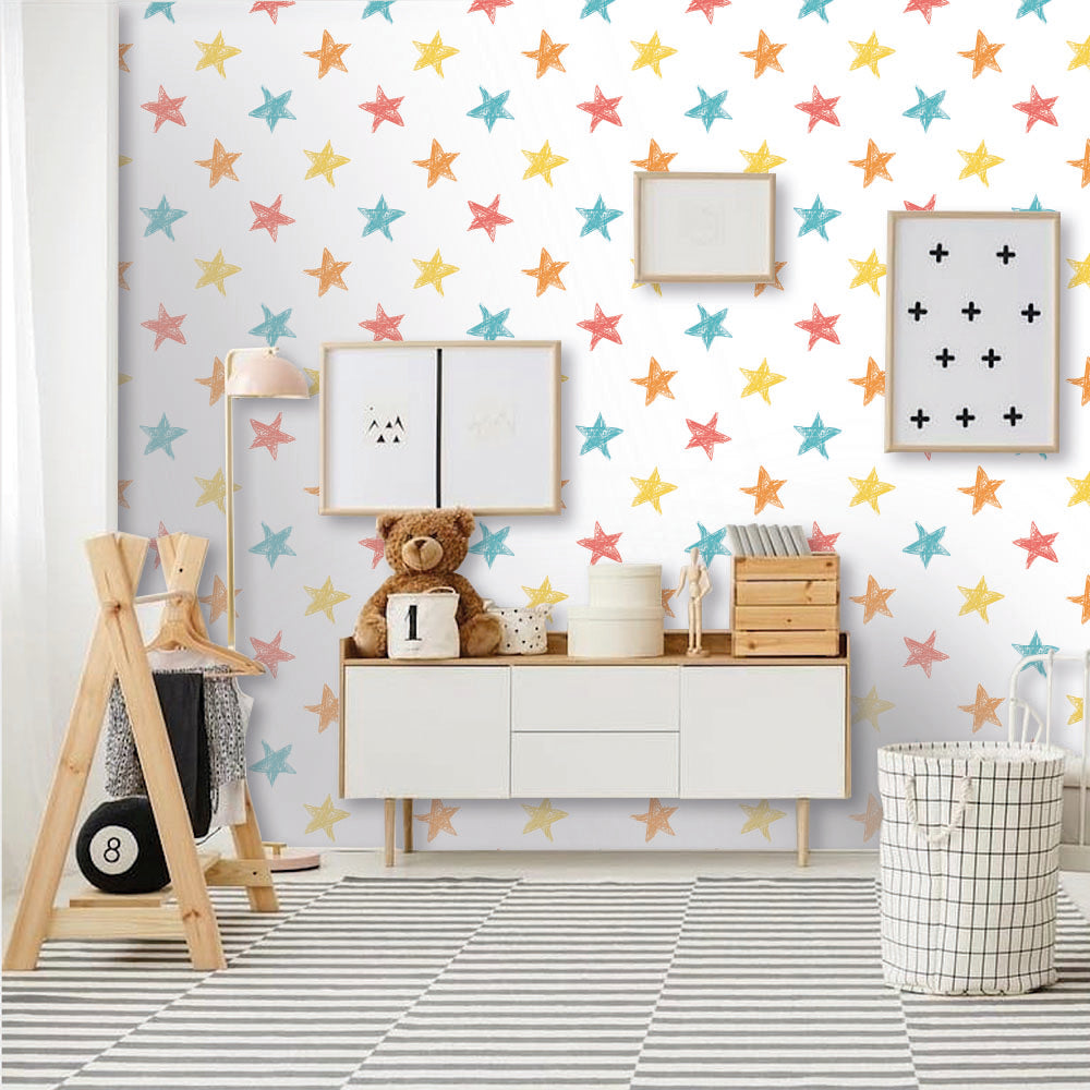 ESTRELLITAS - TAPIZ DECORATIVO DE VINIL
