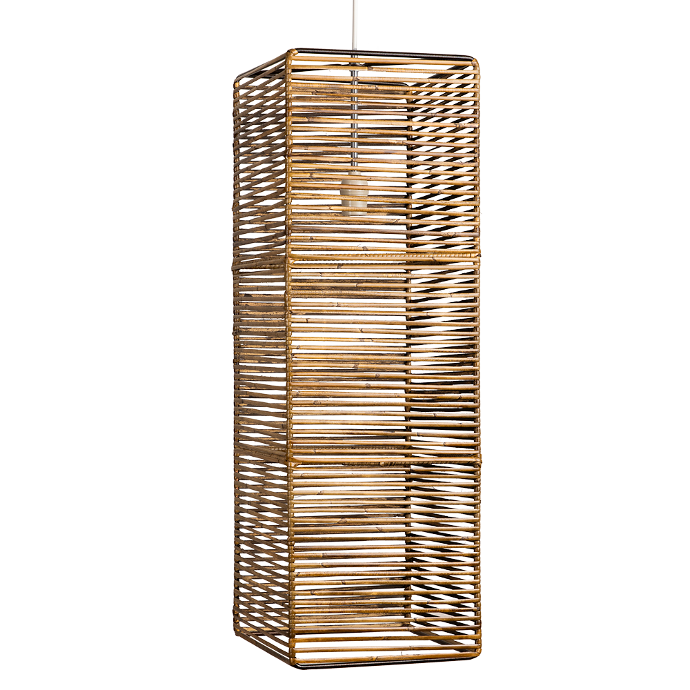 NICTÉ - LÁMPARA COLGANTE DE CÁSCARA DE RATÁN