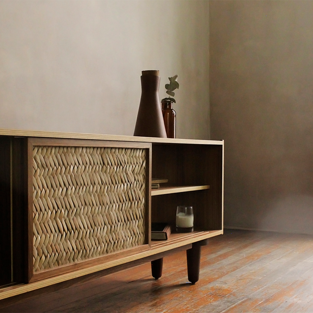 ZICATELA - CREDENZA DE PAROTA Y PALMA
