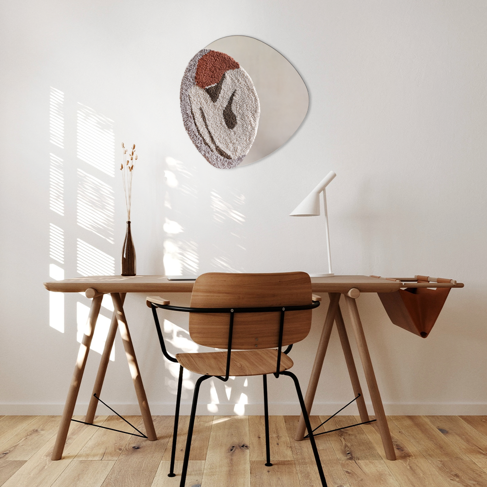 MAKA - ESPEJO DECORATIVO CON ESTAMBRE