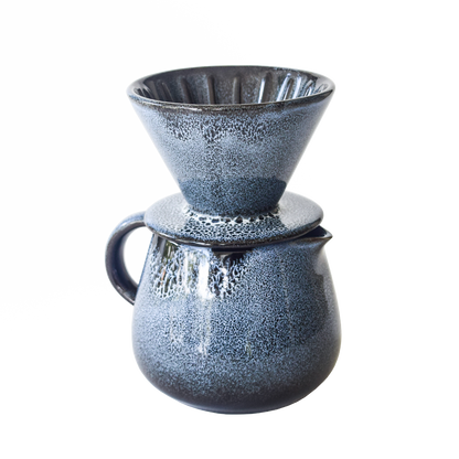CARY - JUEGO DE COFFEE DRIPPER DE CERÁMICA CON JARRA (800 ML)