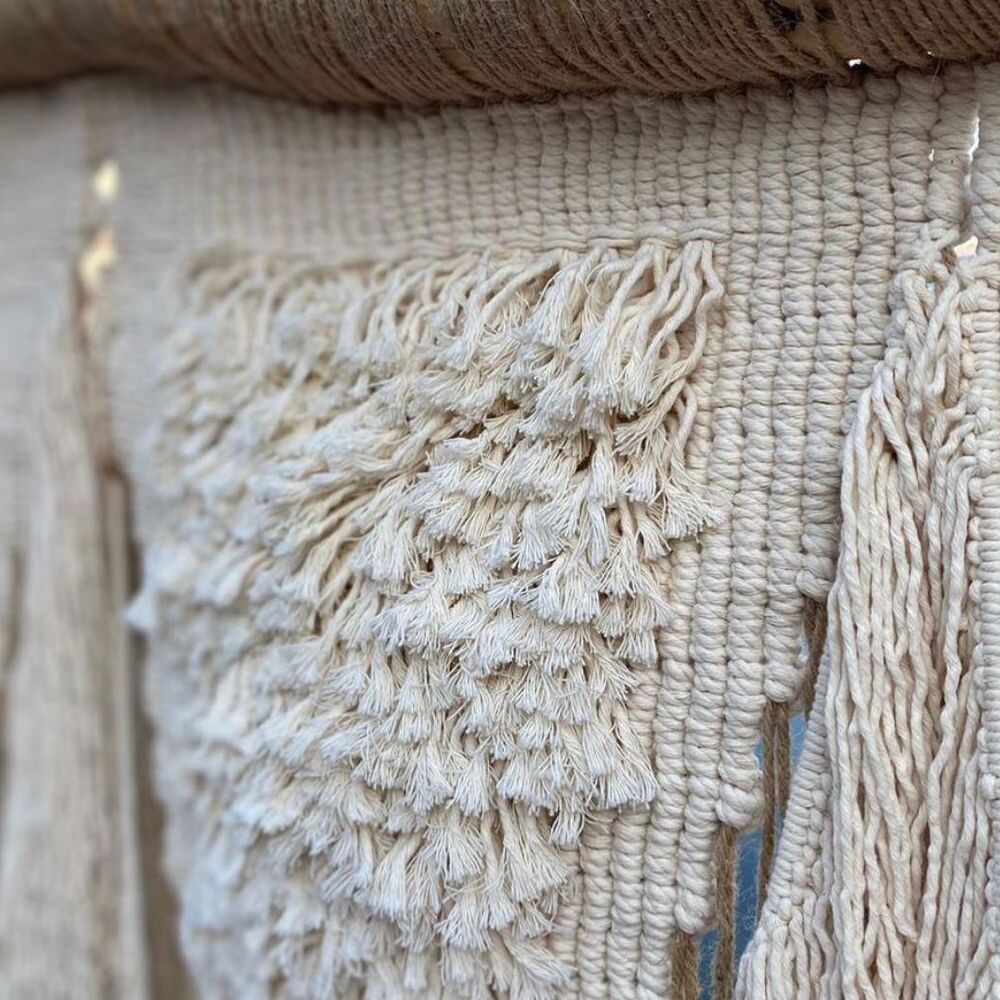 ZUAA - TAPIZ DE MACRAMÉ CON ALGODÓN